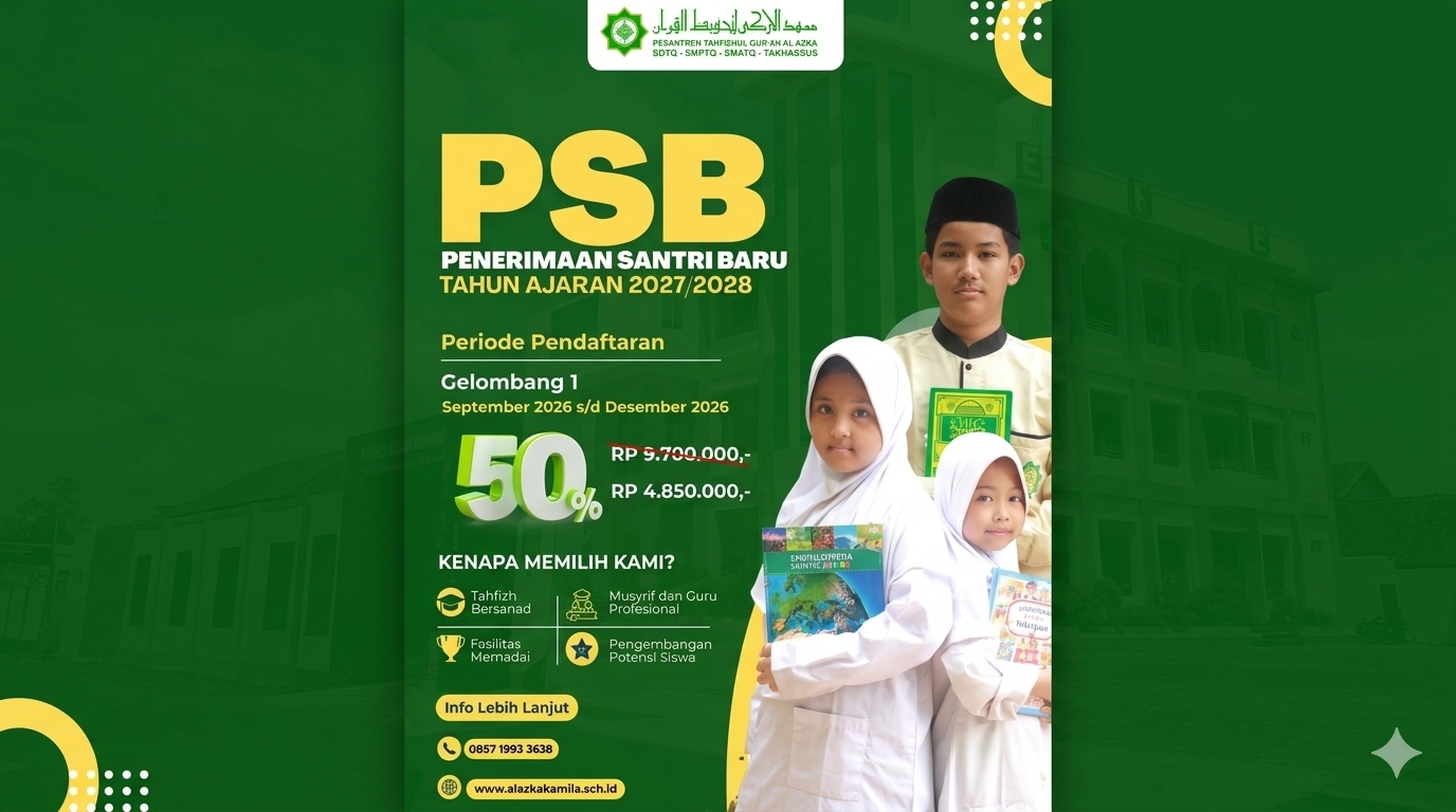 Foto Tampar Realitas Korupsi, Muhamad Farid dan Zidniy Ilman Pukau Orang Tua Lewat Pidato Kritis dalam Acara Sambangan Pesantren Al-Azka Cisauk